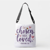 Chosen Holy Loved Scripture Tote Bag  (Voorkant)