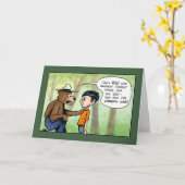 Chosen One Bos Humor Vaderdag Kaart (Gele Bloem)