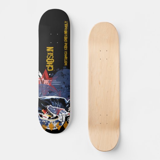 Chosen Rockstar Skateboard (Voorkant)