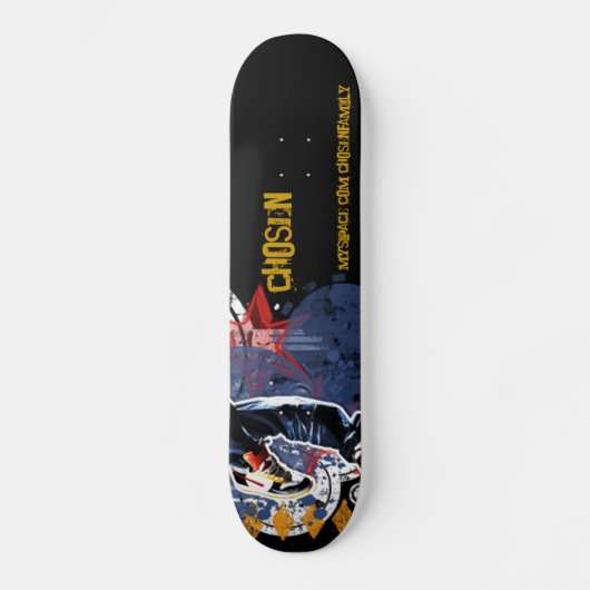 Chosen Rockstar Skateboard (Voorkant)