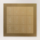 Choshen Mishpat - de Biblical Priestplat Legpuzzel (Horizontaal)