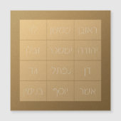 Choshen Mishpat de Biblical Priestplate (Voorkant)