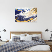 Choshi in de provincie Simosa door Hokusai Canvas Afdruk (Insitu (Slaapkamer))