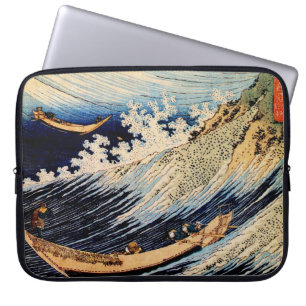 Choshi in de provincie Simosa door Katsushika Hoku Laptop Sleeve