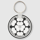 Chosokabe Clan Kamon Sleutelhanger (Voorkant)