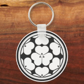 Chosokabe Clan Kamon Sleutelhanger (Voorkant)