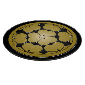 Chosokabe Mon Japans samurai clan Snijplank (Hoek)