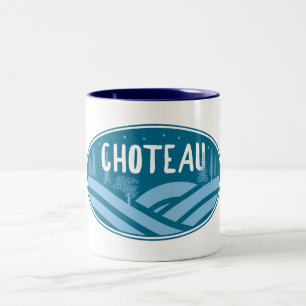 Choteau Montana Outdoors Tweekleurige Koffiemok