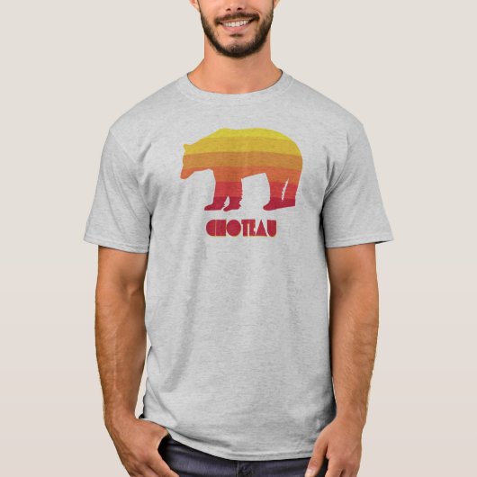 Choteau Montana Regenboog Beer T-shirt (Voorkant)