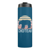 Choteau Montana Retro Beer Thermosbeker (Voorkant)
