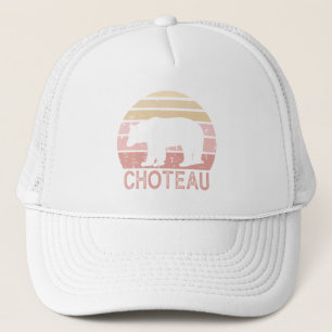 Choteau Montana Retro Beer Trucker Pet
