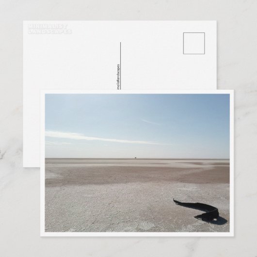 Chott el Djerid (Tunesië) Briefkaart (Voorkant / Achterkant)