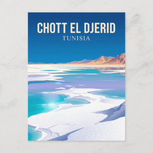 Chott el Djerid Tunesië Briefkaart