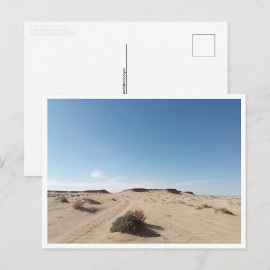 Chott el Gharsa (Tunesië) Briefkaart (Voorkant / Achterkant)