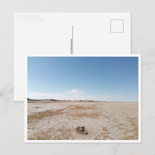 Chott el Gharsa (Tunesië) Briefkaart (Voorkant / Achterkant)