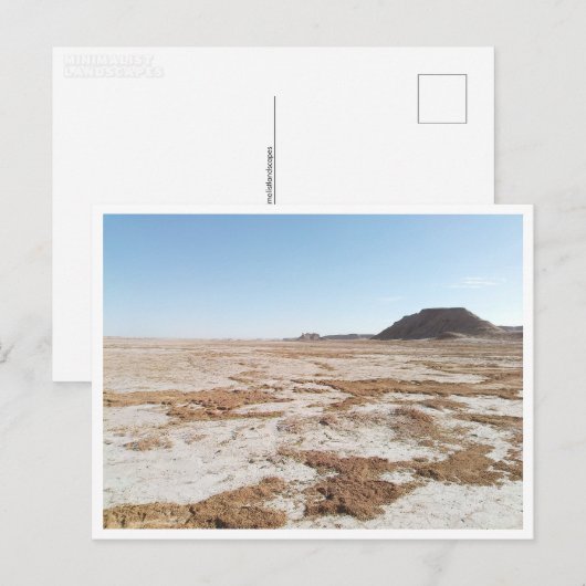 Chott el Gharsa (Tunesië) Briefkaart (Voorkant / Achterkant)