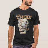 Chou Samurai Kat met Chibi voor je kleintjes T-shirt (Voorkant)