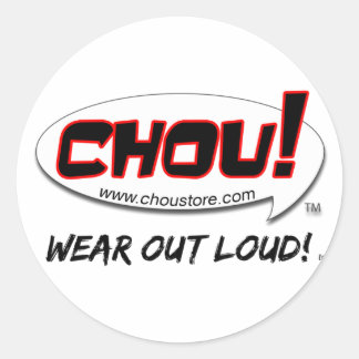 CHOU-Sticker Ronde Sticker