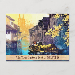 Chou Xing Hua Suzhou Scenery Briefkaart