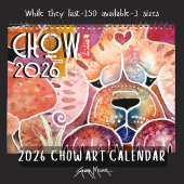 CHOW 2026 Chow Art Calendar beroemd gemaakt door S Kalender