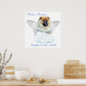 Chow Angel in bontjas Poster (Keuken)