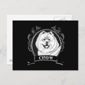 CHOW CHOW 3 BRIEFKAART (Voorkant / Achterkant)
