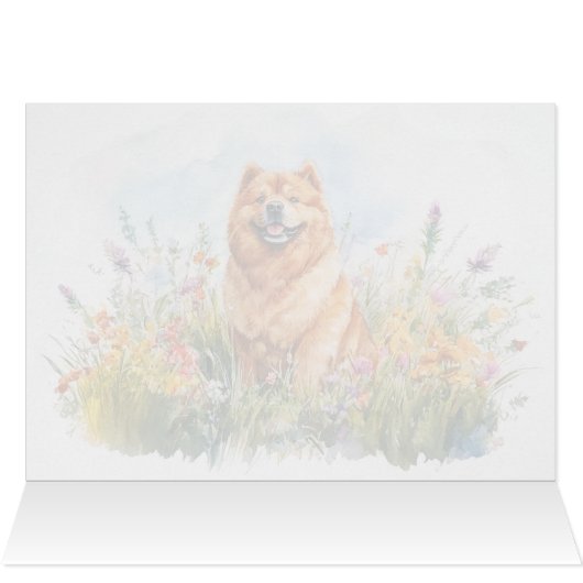 Chow Chow - 5" x 7" Art Kaart (Binnen Horizontaal (Boven))
