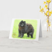 Chow Chow 9B008D-25 Kaart (Gele Bloem)