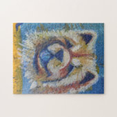 Chow Chow Abstract Legpuzzel (Horizontaal)