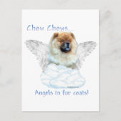 Chow Chow Angel Briefkaart (Voorkant)