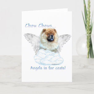 Chow Chow Angel Feestdagen Kaart