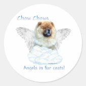 Chow Chow Angel - Sticker (Voorkant)