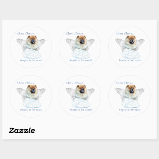 Chow Chow Angel - Sticker (Vel)