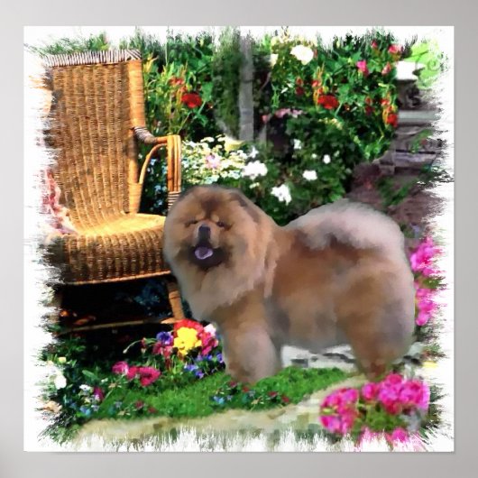 Chow Chow Art Gifts Poster (Voorkant)