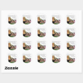 Chow Chow Art Gifts Ronde Sticker (Vel)