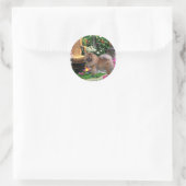 Chow Chow Art Gifts Ronde Sticker (Tas)