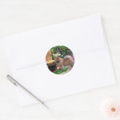 Chow Chow Art Gifts Ronde Sticker (Envelop)