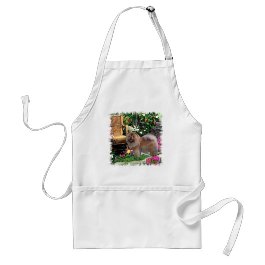 Chow Chow Art Gifts Standaard Schort (Voorkant)
