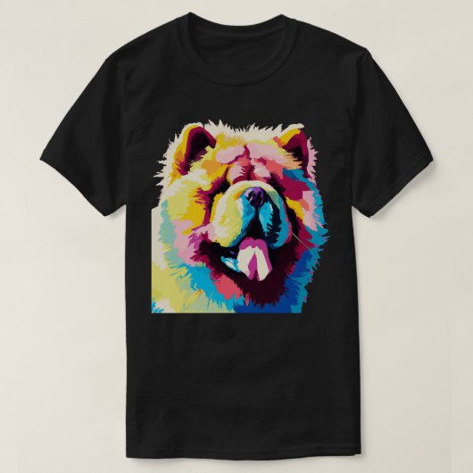 Chow Chow Art Hondenliefhebber Cadeaus 1 T-shirt (Design voorkant)