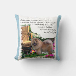 Chow Chow Art Summer Garden Kussen
