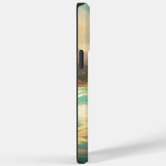 Chow Chow Beach Surfen Schilderij Case-Mate iPhone Case (Achterkant / Rechts)