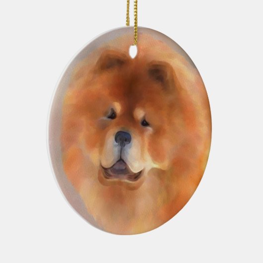 Chow Chow Beauty Keramisch Ornament (Rechts)
