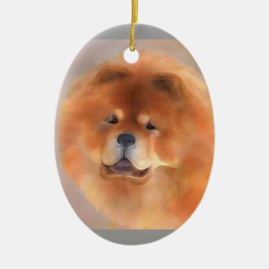 Chow Chow Beauty Ornament of Pendant (Voorkant)