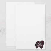 Chow Chow BFF Briefpapier (Voorkant / Achterkant)