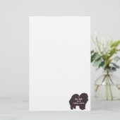 Chow Chow BFF Briefpapier (Staand voorkant)