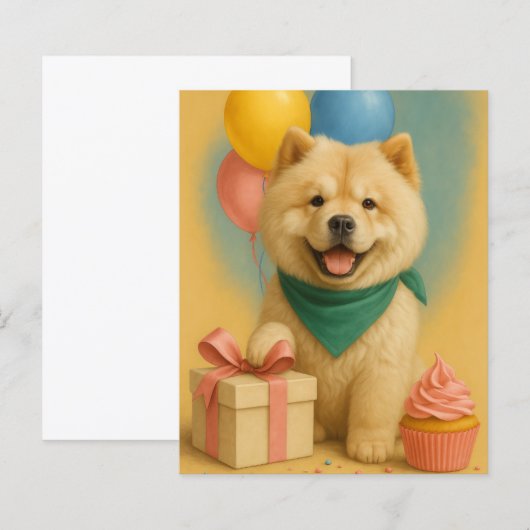 Chow Chow Birthday (Voorkant / Achterkant)