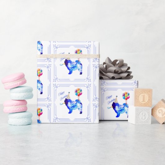 Chow Chow Birthday Cadeaupapier (Baby Shower)