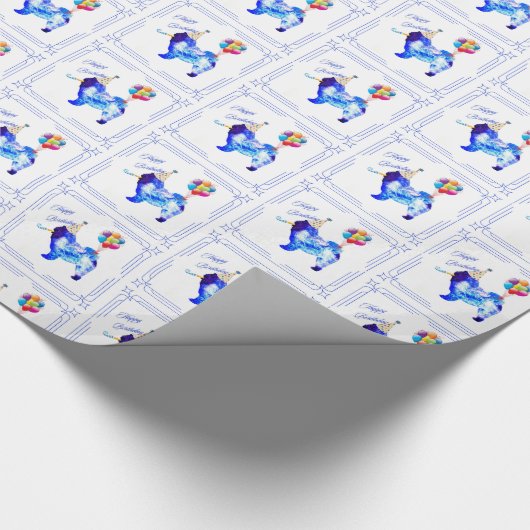 Chow Chow Birthday Cadeaupapier (Hoek)