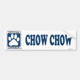 Chow Chow Blue Bumpersticker