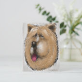 Chow Chow Briefkaart (Staand voorkant)